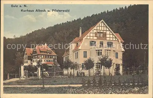 Sulz Neckar Kurhaus Albeck Pfisterwald / Sulz am Neckar /Rottweil LKR