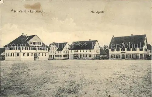 Gschwend Gaildorf Marktplatz / Gschwend /Ostalbkreis LKR