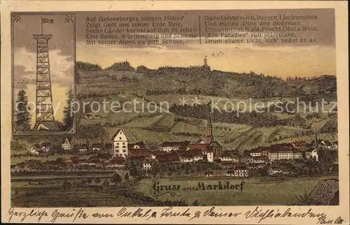 Markdorf Baden Litho / Markdorf /Bodenseekreis LKR