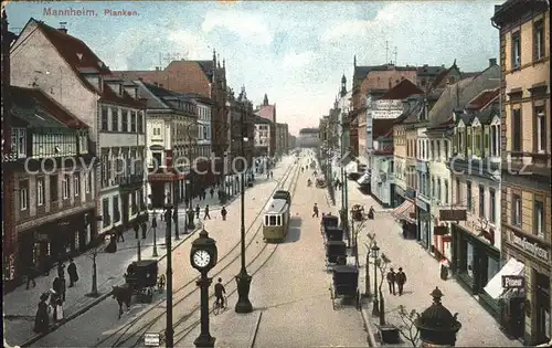 Mannheim Strassenbahn Pferdewagen / Mannheim /Mannheim Stadtkreis