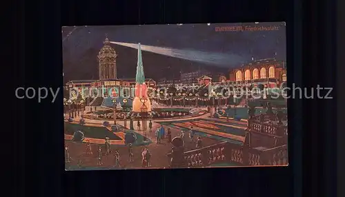 Mannheim Kuenstlerkarte 300 Jahre Jubilaeum / Mannheim /Mannheim Stadtkreis