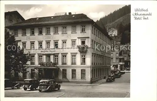 Wildbad Schwarzwald Hotel Post Autos / Bad Wildbad /Calw LKR