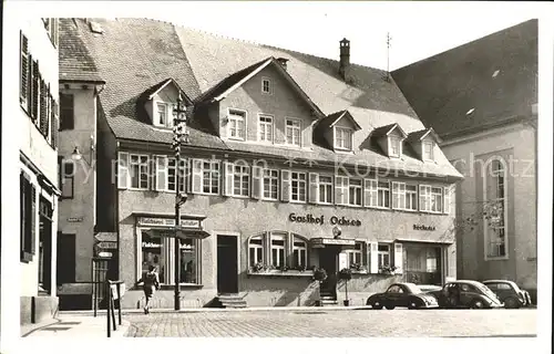 Neuenburg Rhein Gasthaus zum Ochsen / Neuenburg am Rhein /Breisgau-Hochschwarzwald LKR