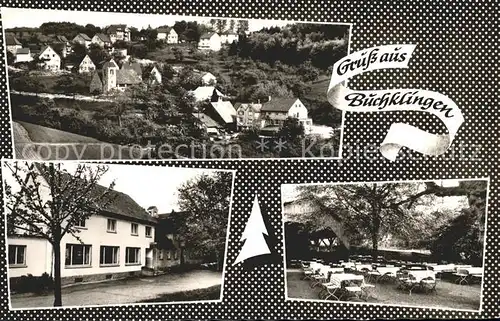 Buchklingen Odenwald Gasthaus gruener Baum / Birkenau /Bergstrasse LKR