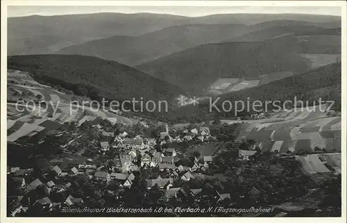 Waldkatzenbach Fliegeraufnahme / Waldbrunn /Neckar-Odenwald-Kreis LKR