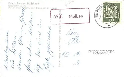 Muelben Pension Schmitt / Waldbrunn /Neckar-Odenwald-Kreis LKR