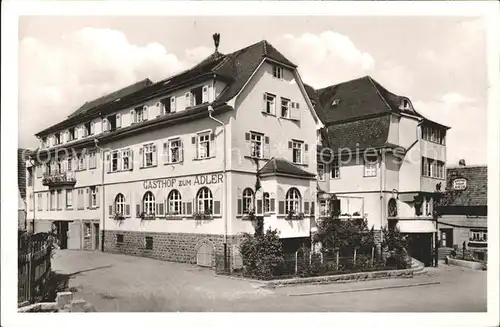 Waldkatzenbach Gasthaus Pension zum Adler / Waldbrunn /Neckar-Odenwald-Kreis LKR