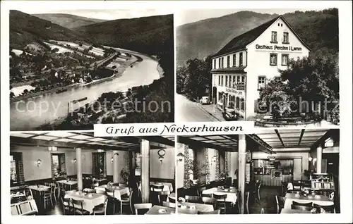 Neckarhausen Edingen Gasthaus Pension zum Lamm / Edingen-Neckarhausen /Heidelberg Stadtkreis