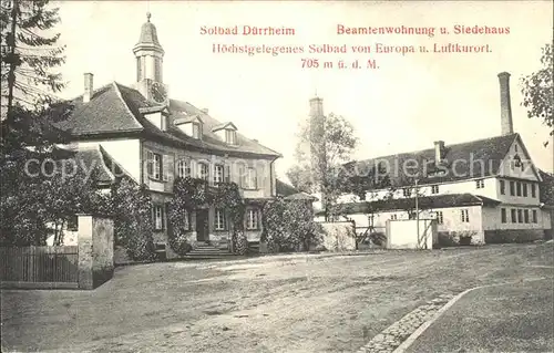 Bad Duerrheim Beamtenwohnung Siedlung / Bad Duerrheim /Schwarzwald-Baar-Kreis LKR