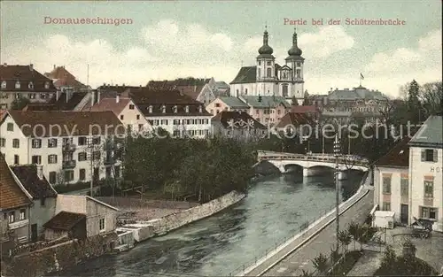 Donaueschingen Schuetzenbruecke / Donaueschingen /Schwarzwald-Baar-Kreis LKR