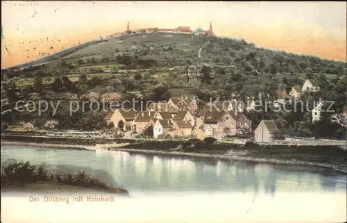 Dilsberg mit Rainbach / Neckargemuend /Heidelberg Stadtkreis