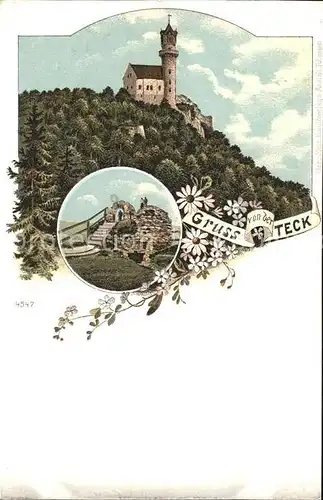 Teck Burg / Kirchheim unter Teck /Esslingen LKR