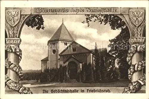 Friedrichsruh Aumuehle Gedaechtnishalle Bismarcks letzte Ruhestaette / Aumuehle /Herzogtum Lauenburg LKR