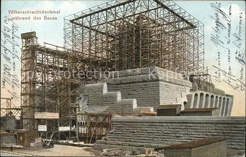 Leipzig Voelkerschlachtsdenkmal im Bau / Leipzig /Leipzig Stadtkreis