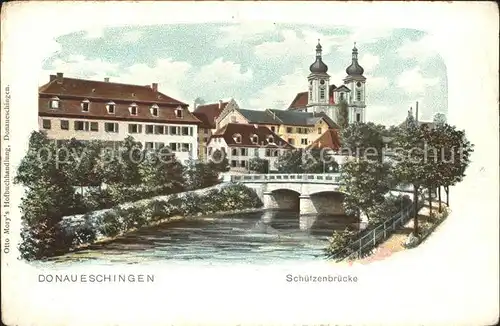 Donaueschingen Schuetzenbruecke / Donaueschingen /Schwarzwald-Baar-Kreis LKR