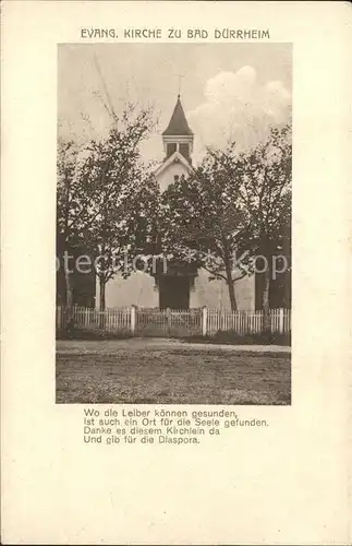 Bad Duerrheim Evangelische Kirche / Bad Duerrheim /Schwarzwald-Baar-Kreis LKR