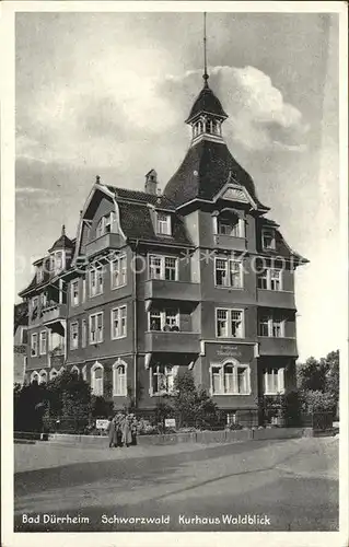 Bad Duerrheim Kurhaus Waldblick / Bad Duerrheim /Schwarzwald-Baar-Kreis LKR