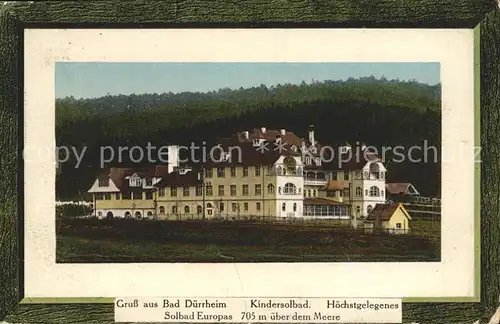 Bad Duerrheim Kindersolbad  / Bad Duerrheim /Schwarzwald-Baar-Kreis LKR