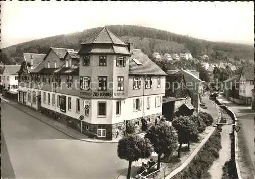 Zell Odenwald Gasthaus Pension zur Krone Georg Klein / Bad Koenig /Odenwaldkreis LKR