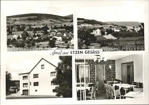 Etzen-Gesaess Restaurant CafÃ© Georg Arnold / Bad Koenig /Odenwaldkreis LKR