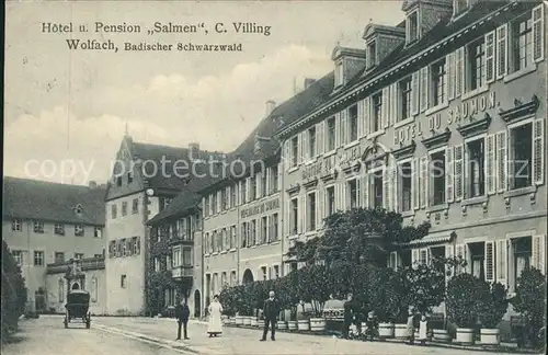 Wolfach Hotel Pension Salmen C. Viling / Wolfach Schwarzwald /Ortenaukreis LKR