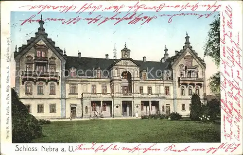 Nebra Unstrut Schloss Goldfenster / Nebra Unstrut /Burgenlandkreis LKR