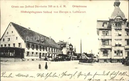 Bad Duerrheim Platz Ortspartie / Bad Duerrheim /Schwarzwald-Baar-Kreis LKR