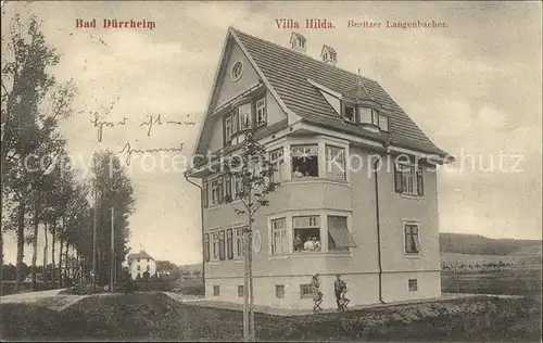 Bad Duerrheim Villa Hilda Langenbacher / Bad Duerrheim /Schwarzwald-Baar-Kreis LKR