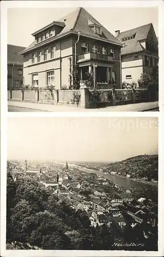 Heidelberg Neckar Neckaransicht und Wohnhaus / Heidelberg /Heidelberg Stadtkreis