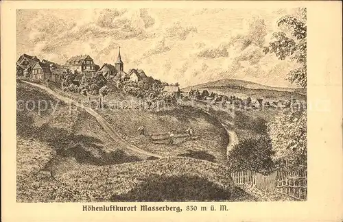 Masserberg Stich / Masserberg /Hildburghausen LKR