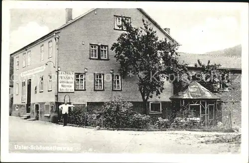 Waldmichelbach Gasthaus zur goldenen Krone Johann Walter / Wald-Michelbach /Bergstrasse LKR