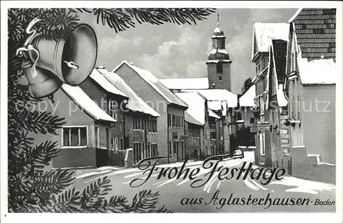 Aglasterhausen Festtagskarte / Aglasterhausen /Neckar-Odenwald-Kreis LKR