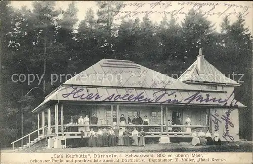 Bad Duerrheim Café Kapfhuette mit Frauengruppe / Bad Duerrheim /Schwarzwald-Baar-Kreis LKR