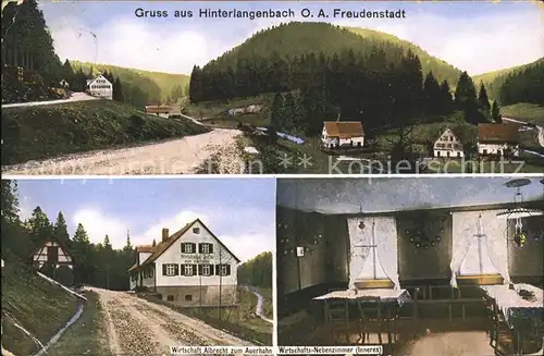 Hinterlangenbach Baiersbronn Restaurant Albrecht zum Auerhahn / Baiersbronn /Freudenstadt LKR