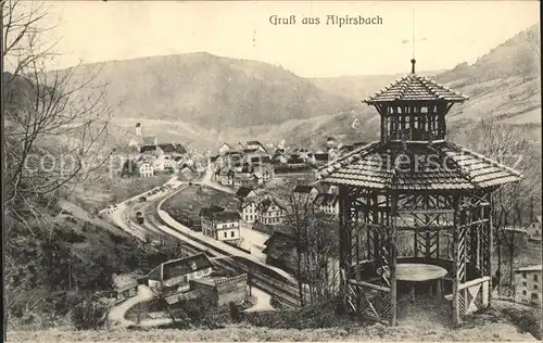 Alpirsbach mit Pavillon  / Alpirsbach /Freudenstadt LKR
