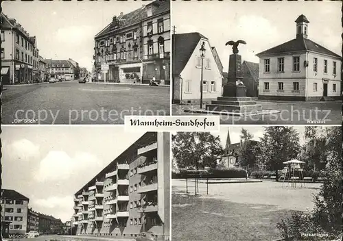 Sandhofen Der Stich Moenchplatz / Mannheim /Mannheim Stadtkreis