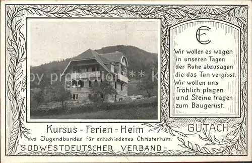 Gutach Breisgau Kursus Ferienheim  / Gutach im Breisgau /Emmendingen LKR