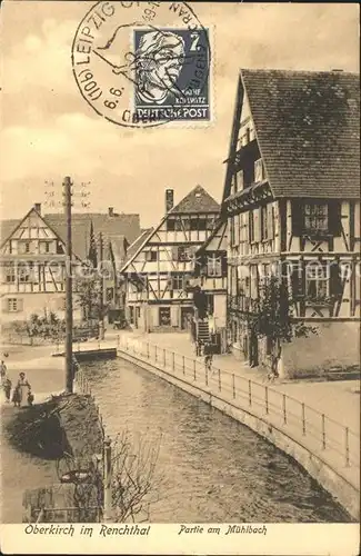 Oberkirch Baden Partie am Muehlbach / Oberkirch /Ortenaukreis LKR