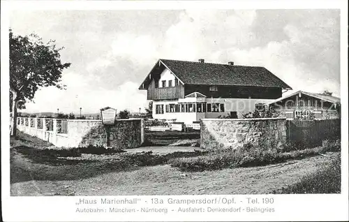 Grampersdorf Haus Marienhall  / Beilngries /Eichstaett LKR