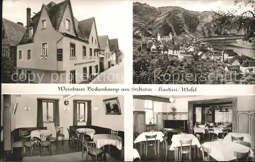 Karden Weinhaus Beckenkamp am Stiftstor / Treis-Karden /Cochem-Zell LKR