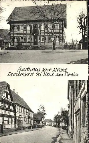 Kehl Rhein Gasthaus zur Krone  / Kehl /Ortenaukreis LKR