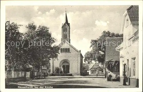 Hesselhurst Kirche / Willstaett /Ortenaukreis LKR