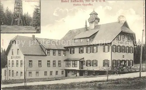 Oppenau Hotel Zuflucht Aussichtsturm  / Oppenau Schwarzwald /Ortenaukreis LKR