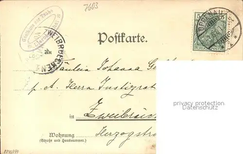 Oppenau Litho Gasthof Pension zur Taube / Oppenau /Ortenaukreis LKR