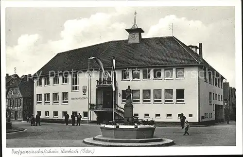 Rimbach Odenwald Dorfgemeinschaftshaus  / Rimbach /Bergstrasse LKR