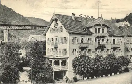 Hornberg Schwarzwald Hotel Post / Hornberg /Ortenaukreis LKR