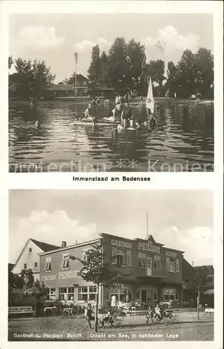 Immenstaad Bodensee Strandbad Gasthof Pension Schiff  / Immenstaad am Bodensee /Bodenseekreis LKR