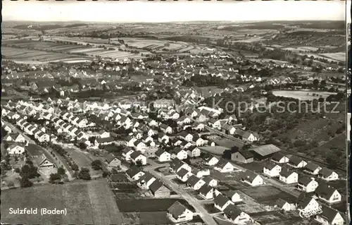 Sulzfeld Baden Fliegeraufnahme / Sulzfeld /Karlsruhe LKR