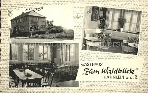 Haehnlein 
Gasthaus Zum Waldblick / Alsbach-Haehnlein /Darmstadt-Dieburg LKR