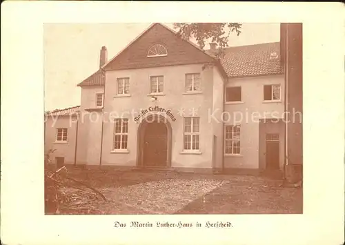 Herscheid Sauerland Martin Luther Haus / Herscheid /Maerkischer Kreis LKR